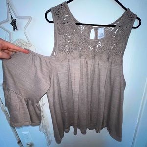 Off shoulder sexy blouse